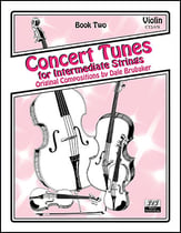 Concert Tunes for Intermediate Strings Violin string method book cover